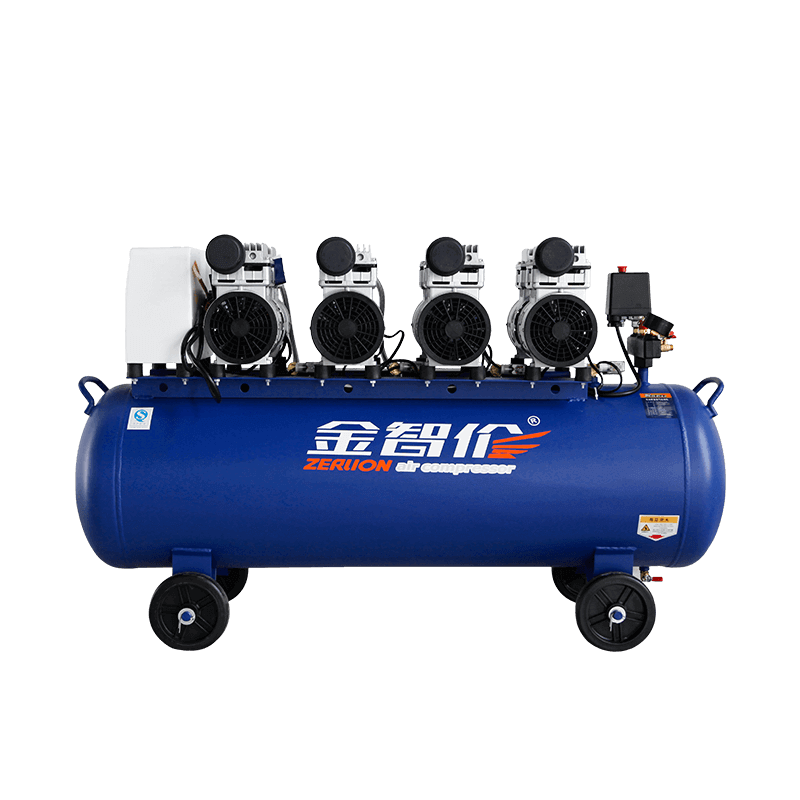 ZL-750W×4-120L 4HP tichý bezolejový vzduchový kompresor